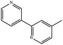 4-甲基-2-(吡啶-3-基)吡啶, 38840-05-0, 结构式