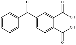4-苯甲酰基邻苯二甲酸,3885-88-9,结构式