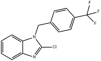 2-CHLORO-1-(4-TRIFLUOROMETHYL-BENZYL)-1H-BENZOIMIDAZOLE|2-氯-1-(4-三氟甲基苄基)-1H-苯并咪唑