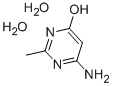 4-アミノ-6-ヒドロキシ-2-メチルピリミジン二水和物 化学構造式