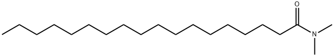 N,N-ジメチルオクタデカンアミド 化学構造式