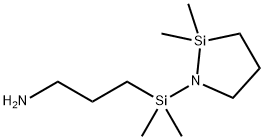 3-[(2,2-DIMETHYL-1,2-AZASILOLIDIN-1-YL)-(DIMETHYL)-SILYL]-1-PROPANAMINE Structure
