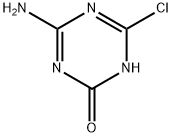 4-氨基-6-氯-1,3,5-三嗪-2(5H)-酮, 38862-29-2, 结构式