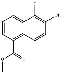 5-氟-6-羟基-萘-1-羧酸甲酯, 388622-47-7, 结构式