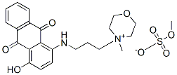 羟基蒽醌氨丙基甲基吗啉氮鎓甲基硫酸盐,38866-20-5,结构式