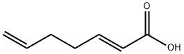 2,6-HEPTADIENOIC ACID, 96%, PREDOMINANTLY TRANS Structure