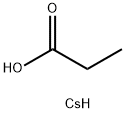 プロピオン酸セシウム 化学構造式
