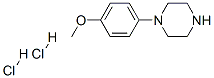 1-(4-メトキシフェニル)ピペラジン二塩酸塩 化学構造式