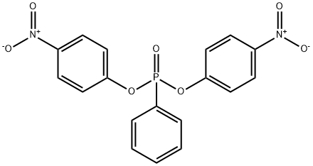 Phenylphosphonic acid bis(p-nitrophenyl) ester 结构式