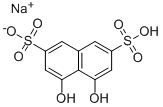 4,5-ジヒドロキシ-2,7-ナフタレンジスルホン酸2-ナトリウム 化学構造式