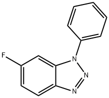 6-Fluoro-1-phenyl-1,2,3-benzotriazole Structure