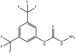 4-[3,5-ビス(トリフルオロメチル)フェニル]-3-チオセミカルバジド 化学構造式