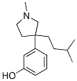3-[1-Methyl-3-(3-methylbutyl)-3-pyrrolidinyl]phenol Struktur