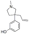 3-[1-Methyl-3-(2-propenyl)-3-pyrrolidinyl]phenol Struktur