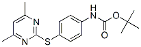 Carbamic acid, [4-[(4,6-dimethyl-2-pyrimidinyl)thio]phenyl]-, 1,1-dimethylethyl ester (9CI) Structure