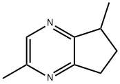 5H-Cyclopentapyrazine, 6,7-dihydro-2,5-dimethyl- Struktur