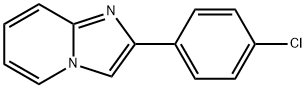 2-(4-CHLOROPHENYL)IMIDAZO[1,2-A]PYRIDINE, 38922-74-6, 结构式