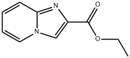 イミダゾ[1,2-A]ピリジン-2-カルボン酸エチルエステル 化学構造式