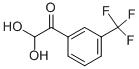 3-(トリフルオロメチル)フェニルグリオキサール HYDRATE 化学構造式