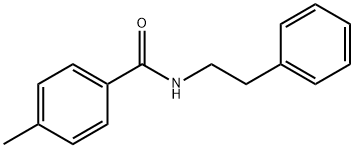 BenzaMide, 4-Methyl-N-(2-phenylethyl)- Structure