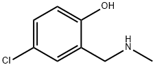 2-[(甲氨基)甲基]-4-氯苯酚, 38926-77-1, 结构式