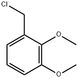 2,3-二甲氧基苄基氯,3893-01-4,结构式