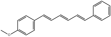 1-(4-METHOXYPHENYL)-6-PHENYLHEXATRIENE 结构式