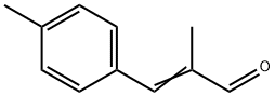 2-甲基-3-(4-甲苯基)-2-丙烯醛, 3893-15-0, 结构式