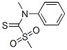 Methanethioamide,  N-methyl-1-(methylsulfonyl)-N-phenyl-  (9CI) 化学構造式