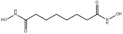 スベロヒドロキサム酸 化学構造式