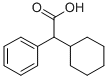 α-シクロヘキシルベンゼン酢酸 化学構造式