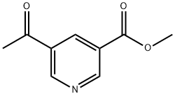 5-Acetylnicotinic acid methyl ester Structure