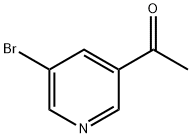 3-アセチル-5-ブロモピリジン 化学構造式