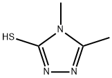 2,4-ジヒドロ-4,5-ジメチル-3H-1,2,4-トリアゾール-3-チオン 化学構造式
