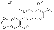 1,2-ジメトキシ-12-メチル[1,3]ベンゾジオキソロ[5,6-c]フェナントリジン-12-イウム·クロリド 化学構造式