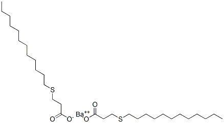 ビス[3-(ドデシルチオ)プロピオン酸]バリウム 化学構造式