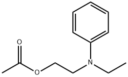 2-[エチル(フェニル)アミノ]エタノールアセタート 化学構造式
