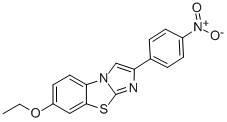 7-ETHOXY-2-(4-NITROPHENYL)IMIDAZO[2,1-B]BENZOTHIAZOLE Structure
