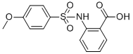2-(4-METHOXY-BENZENESULFONYLAMINO)-BENZOIC ACID Struktur