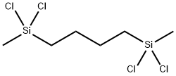 BIS(METHYLDICHLOROSILYL)BUTANE Struktur