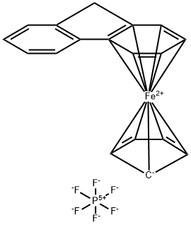 环戊二烯基(芴)铁(II)六氟磷酸,38959-35-2,结构式