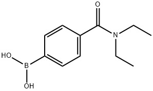 4-(N,N-DIETHYLAMINOCARBONYL)PHENYLBORONIC ACID Structure