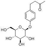 4-[4-(beta-D-Glucopyranosyloxy)phenyl]-2-butanone Struktur