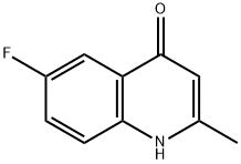 6-フルオロ-2-メチルキノリン-4(1H)-オン 化学構造式