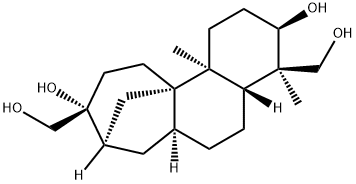 (+)-アフィディコリン 化学構造式