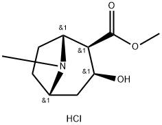 ECGONINE METHYL ESTER HYDROCHLORIDE Structure