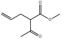 2-アリルアセト酢酸メチル 化学構造式