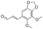 (E)-3-(6,7-Dimethoxy-1,3-benzodioxol-5-yl)-2-propenal Structure