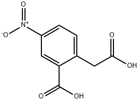 2-乙酸基-4-硝基苯甲酸,3898-66-6,结构式