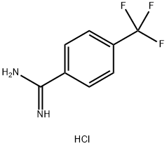 4-(トリフルオロメチルメチル)ベンズアミジン塩酸塩 化学構造式
